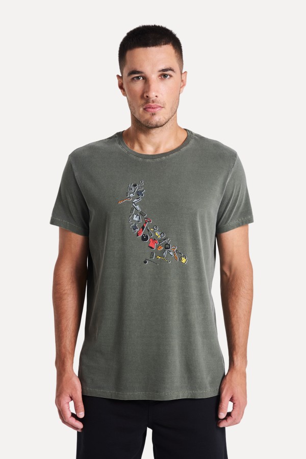 Encontraproduto.com.br - Camiseta Estampada Pica-pau Ferramenta