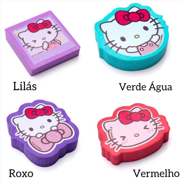 Encontraproduto.com.br - BORRACHA HELLO KITTY BLISTER C/1 UND. SORTIDOS - LEO & LEO