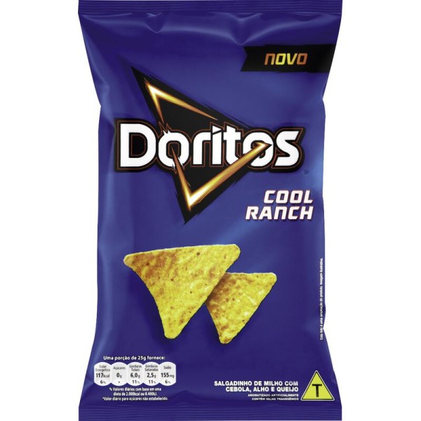 Encontraproduto.com.br - Salgadinho Elma Chips Doritos Cool ranch Pacote com 84g