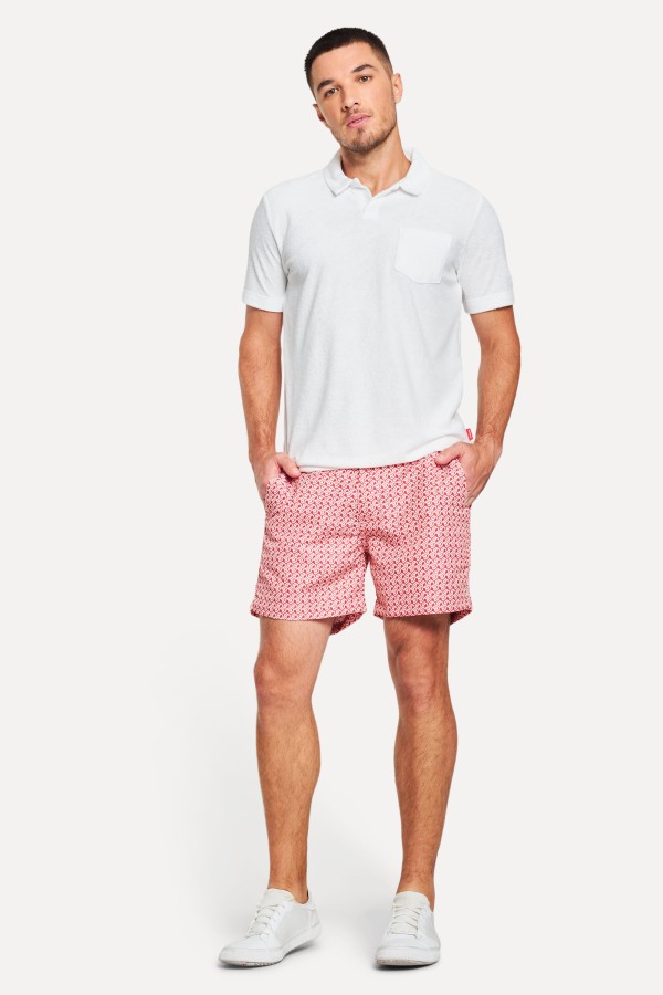 Encontraproduto.com.br - Short Arpoador Estampado Labirinto Vlho