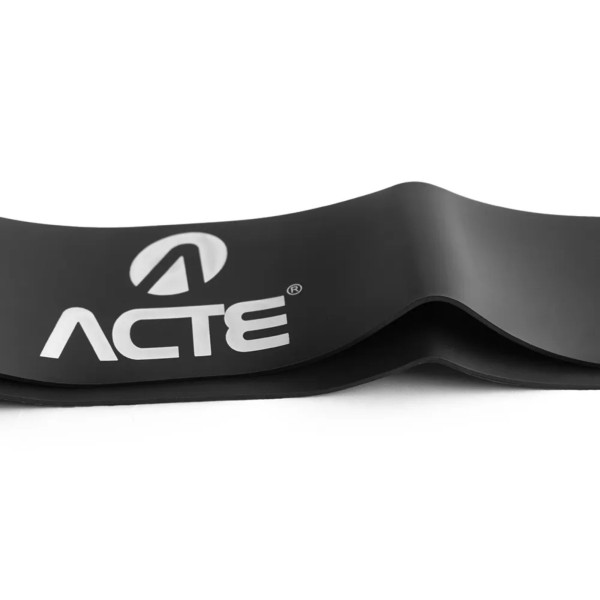 Encontraproduto.com.br - Mini Faixa Elástica Acte Band Extra Forte 1.2 Mm Unissex - Preto