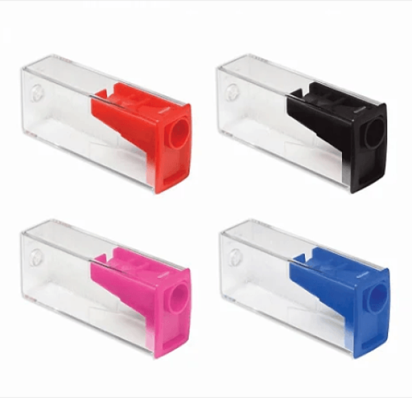 Encontraproduto.com.br - Apontador com Depósito Transparente  Faber Castell