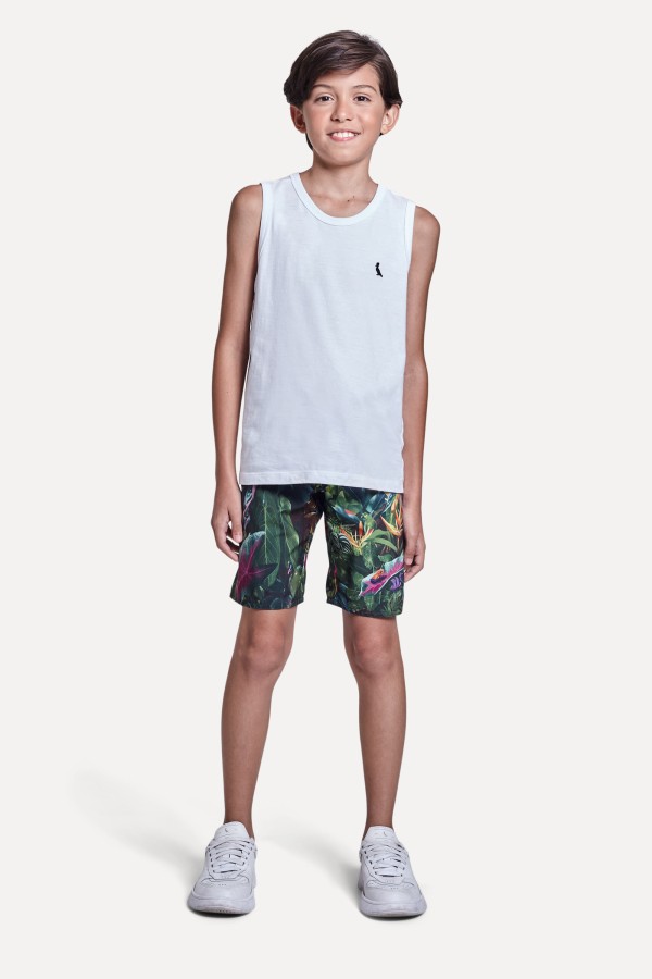 Encontraproduto.com.br - Boardshort Mini Paraiso Tropical