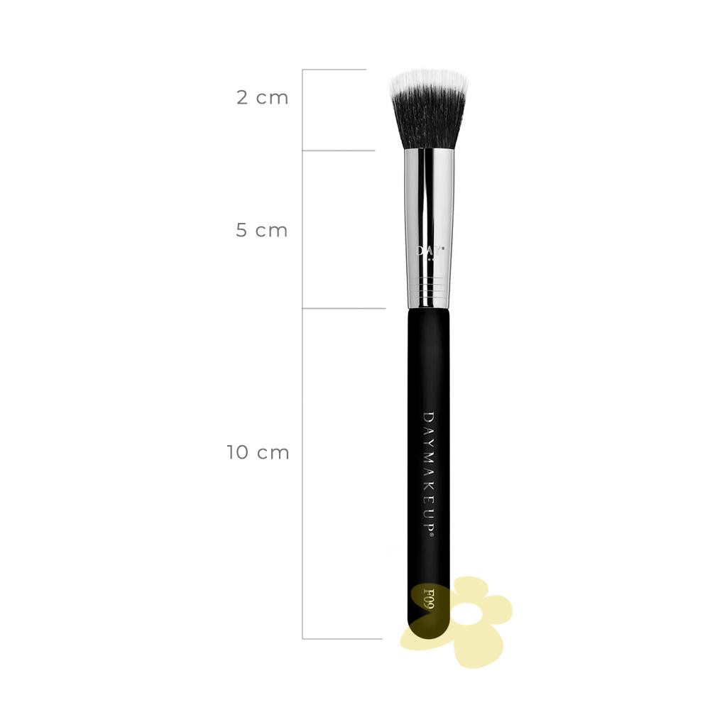 Encontraproduto.com.br - F09 | Pincel Kabuki Duo Fiber Pequeno | Daymakeup