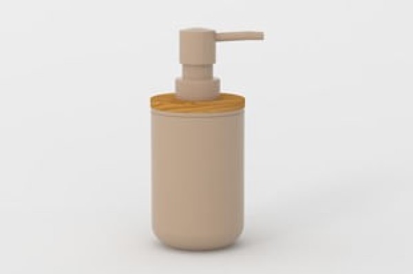 Encontraproduto.com.br - Porta Sabonete Liquido Plastic Bambu Fendi Coisas  Coisinhas