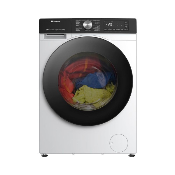 Encontraproduto.com.br - Lava E Seca 11kg Hisense Branca Com 11 Programas De Lavagem Steam Wi-Fi WD3S11 Branco 110V