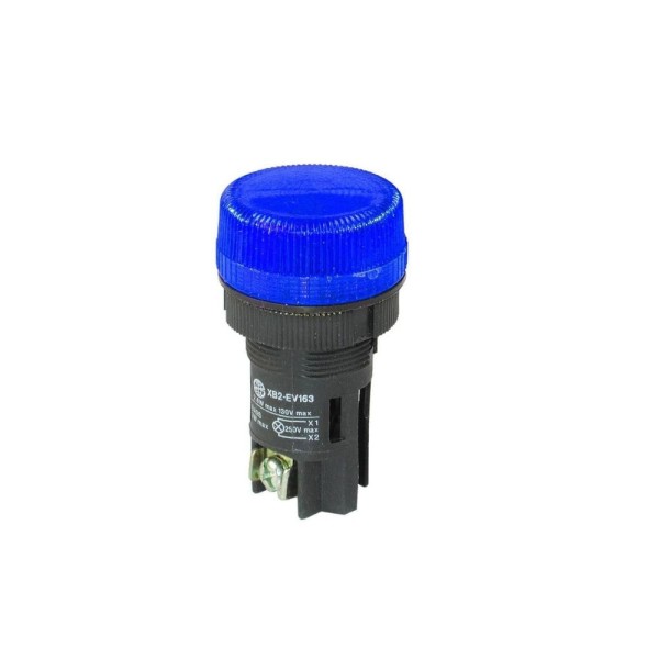 Encontraproduto.com.br - Sinaleiro Redondo 22Mm Led 220V Azul Gnp2-Ev166 CHINT