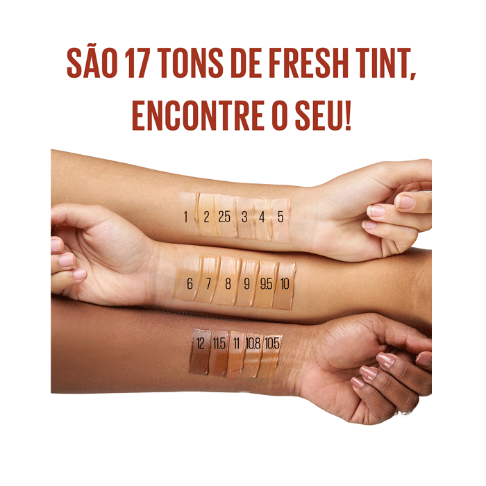 Encontraproduto.com.br - Base Maybelline Fit Me Fresh Tint SPF50 + Vitamina C 03 30ml