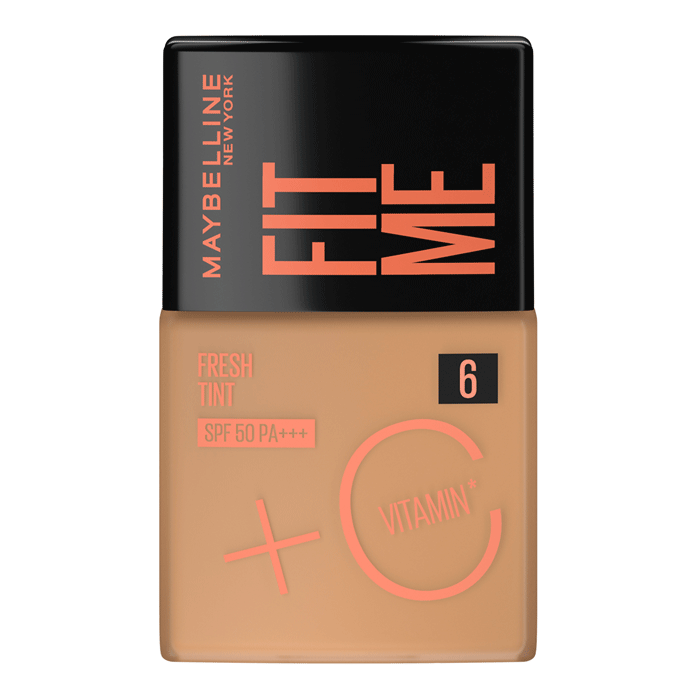 Encontraproduto.com.br - Base Maybelline Fit Me Fresh Tint SPF50 + Vitamina C 06 30ml