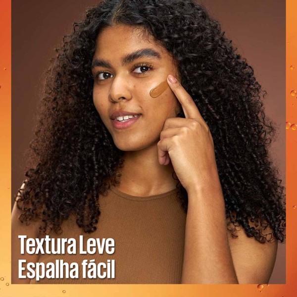 Encontraproduto.com.br - Base Líquida Maybelline Ny Fit Me Fresh Tint Com Vitamina C FPS50 Cor 9,5 - 30ml