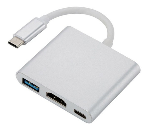 Encontraproduto.com.br - Cabo Adap Usb 3.1 Tipo C Thunderbolt 3.0 X Hdmi Usb 3 Tipo C