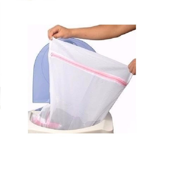 Encontraproduto.com.br - Kit 6 saco para lavar roupas 40x50cm delicadas com ziper