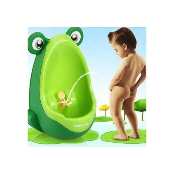 Encontraproduto.com.br - PINICO MICTORIO INFANTIL SAPINHO DESFRALDE TRONINHO BEBE MENINO XIXI COM VENTOSA DE PAREDE PORTATIL Cinza