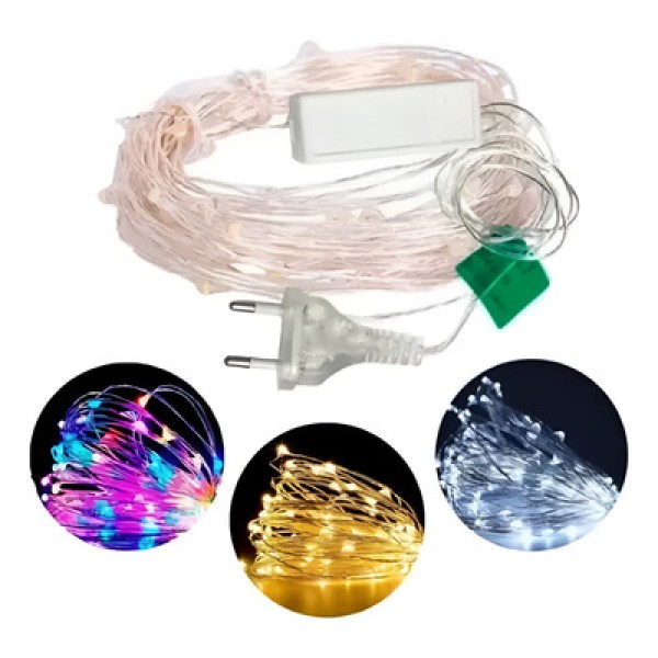 Encontraproduto.com.br - Pisca Pisca 50 LED Color - GLOBAL
