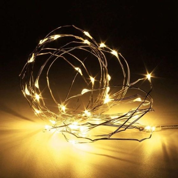 Cordão Fio de Fada Led com 50 Lâmpadas 5m Warm| Formosinha