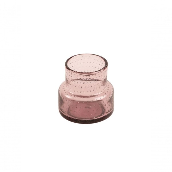Encontraproduto.com.br - Vaso De Vidro Formas Rose 11x10cm