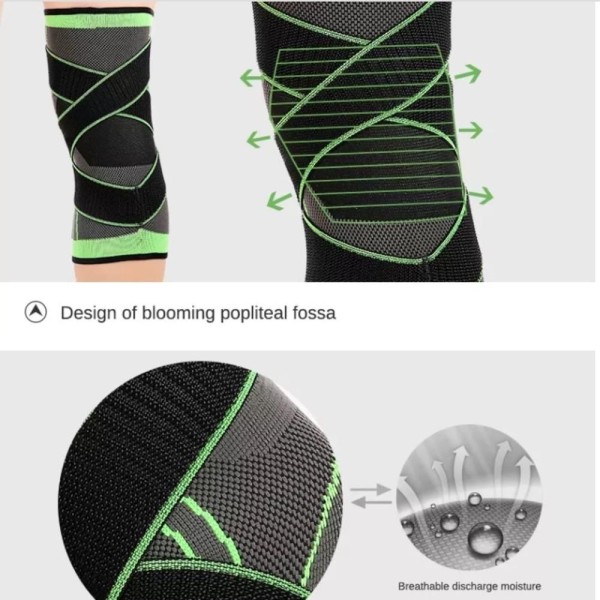 Encontraproduto.com.br - Joelheira Tensor Perna Alivia Dores Crossfit Corrida Patela Muscular Treino Neoprene Articulada Ajustavel