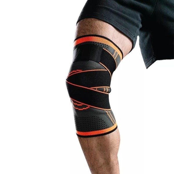 Encontraproduto.com.br - Joelheira Tensor Perna Alivia Dores Crossfit Corrida Patela Muscular Treino Neoprene Articulada Ajustavel