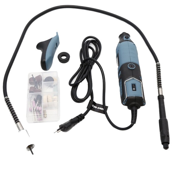 Encontraproduto.com.br - Micro Retífica Elétrica 160W 220V Com Maleta e Acessórios - WS3113K - Wesco