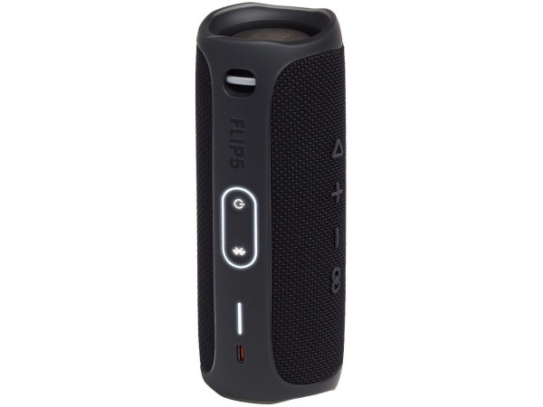 Encontraproduto.com.br - Caixa de Som Bluetooth JBL Flip5 Micro Usb, Ipx7, Integração com Assistente de Voz, à Prova de Água, Preta