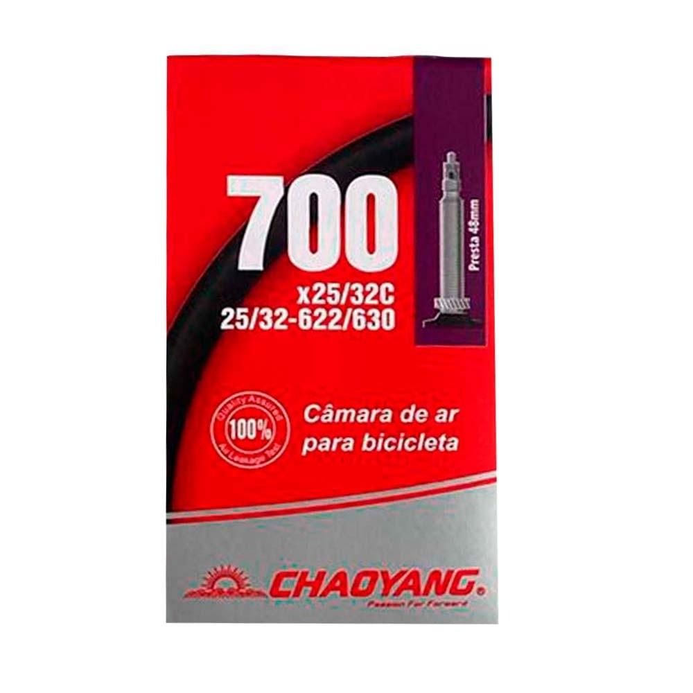 Encontraproduto.com.br - Câmara de ar speed 700 x 25/32 Chaoyang válvula presta 48 mm