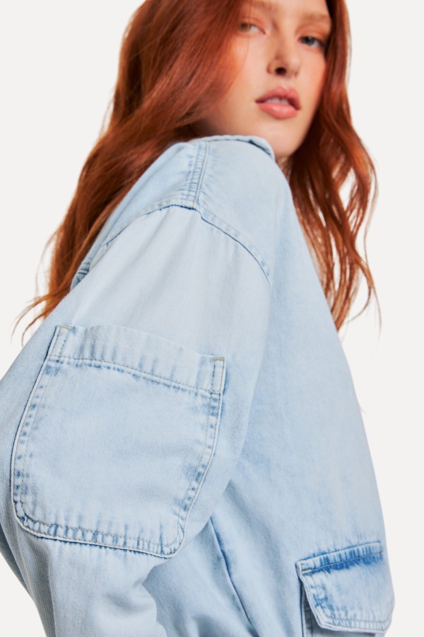 Encontraproduto.com.br - Camisa Jeans Clean