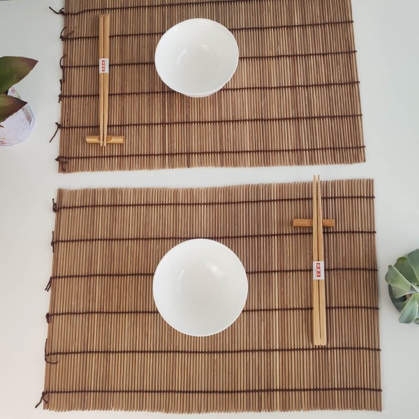 Encontraproduto.com.br - Kit Comida Japonesa Em Porcelana Com 8 Peças - Kyoto