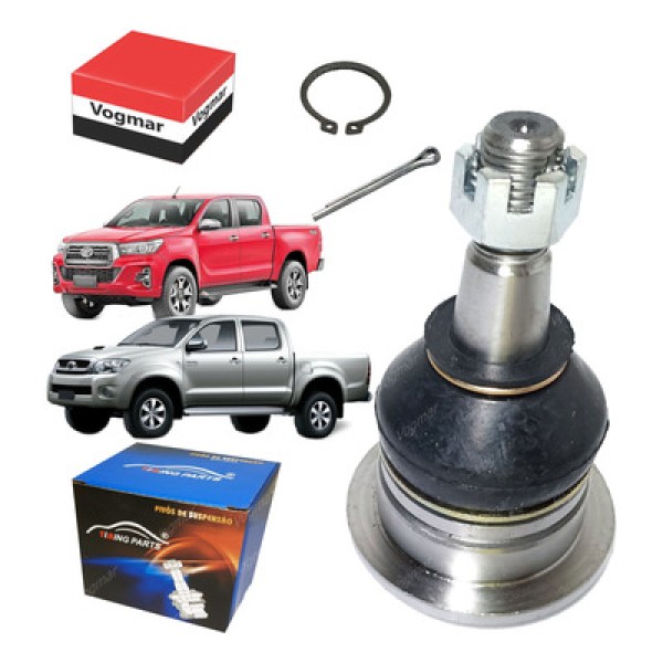 Encontraproduto.com.br - Pivô da Suspensão Superior Esquerda Direita Hilux SRV SW4 2005 em diante Yiming BPS01004