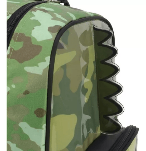 Encontraproduto.com.br - Mochila Infantil Dino Camuflado - MAXLOG