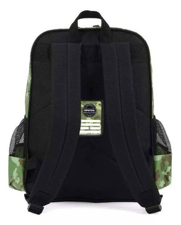 Encontraproduto.com.br - Mochila Infantil Dino Camuflado - MAXLOG