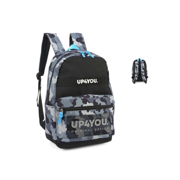 Encontraproduto.com.br - Mochila Up4you Azul Tela Em Mesh - Luxcel Mochila Up4you Azul Tela Em Mesh Luxcel