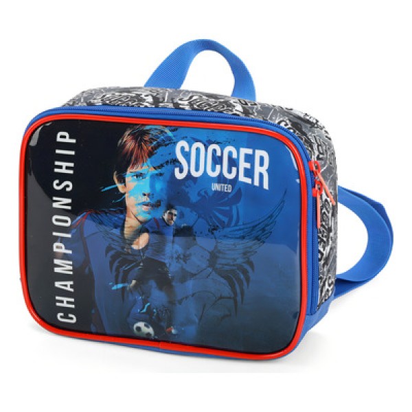 Encontraproduto.com.br - Lancheira Térmica Luxcel Futebol Azul