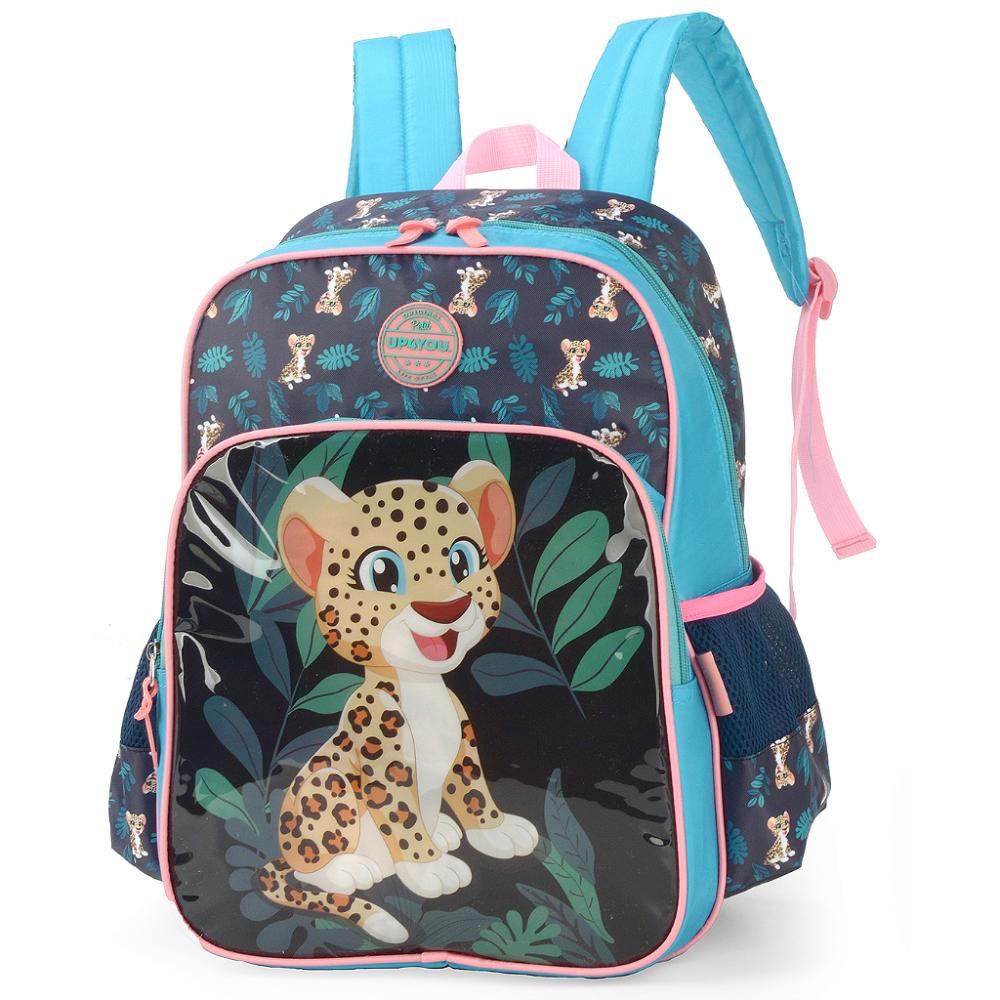 Encontraproduto.com.br - Mochila de Costas Luxcel Up4You Onça Verde