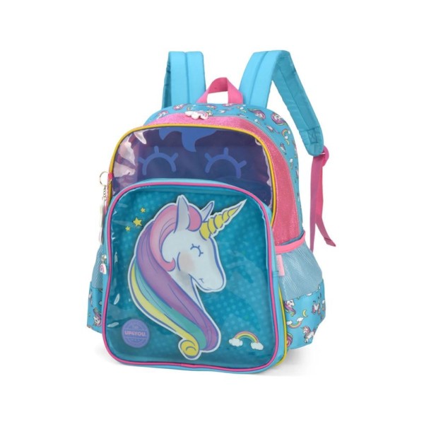 Encontraproduto.com.br - Mochila de Costas Luxcel Up4You Unicórnio Colorido