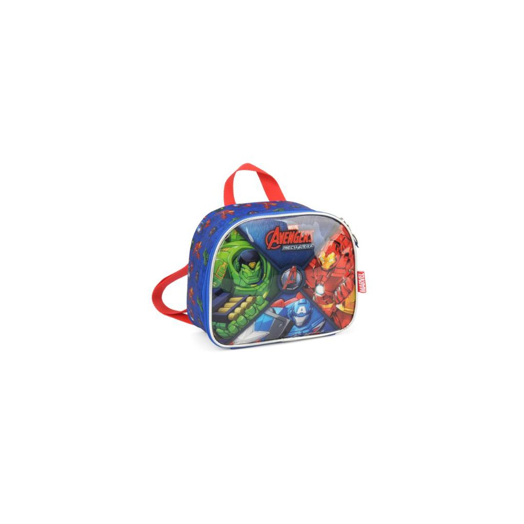 Encontraproduto.com.br - Lancheira Térmica Luxcel Avengers Azul