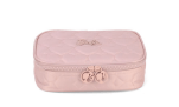 ESTOJO CASE INFANTIL BARBIE ROSE 1 ZIP ET46824BB-RS MAXLOG