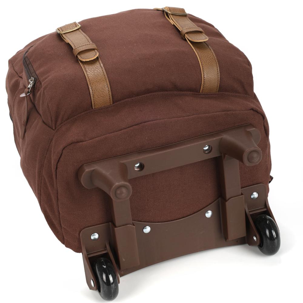 Encontraproduto.com.br - Mochila de Rodinhas Com Alça Luxcel Happy Potter Marrom