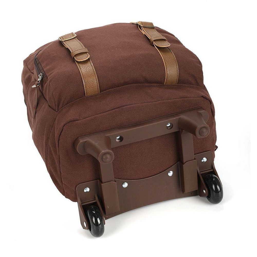 Encontraproduto.com.br - Mochila de Rodinhas Com Alça Luxcel Happy Potter Marrom