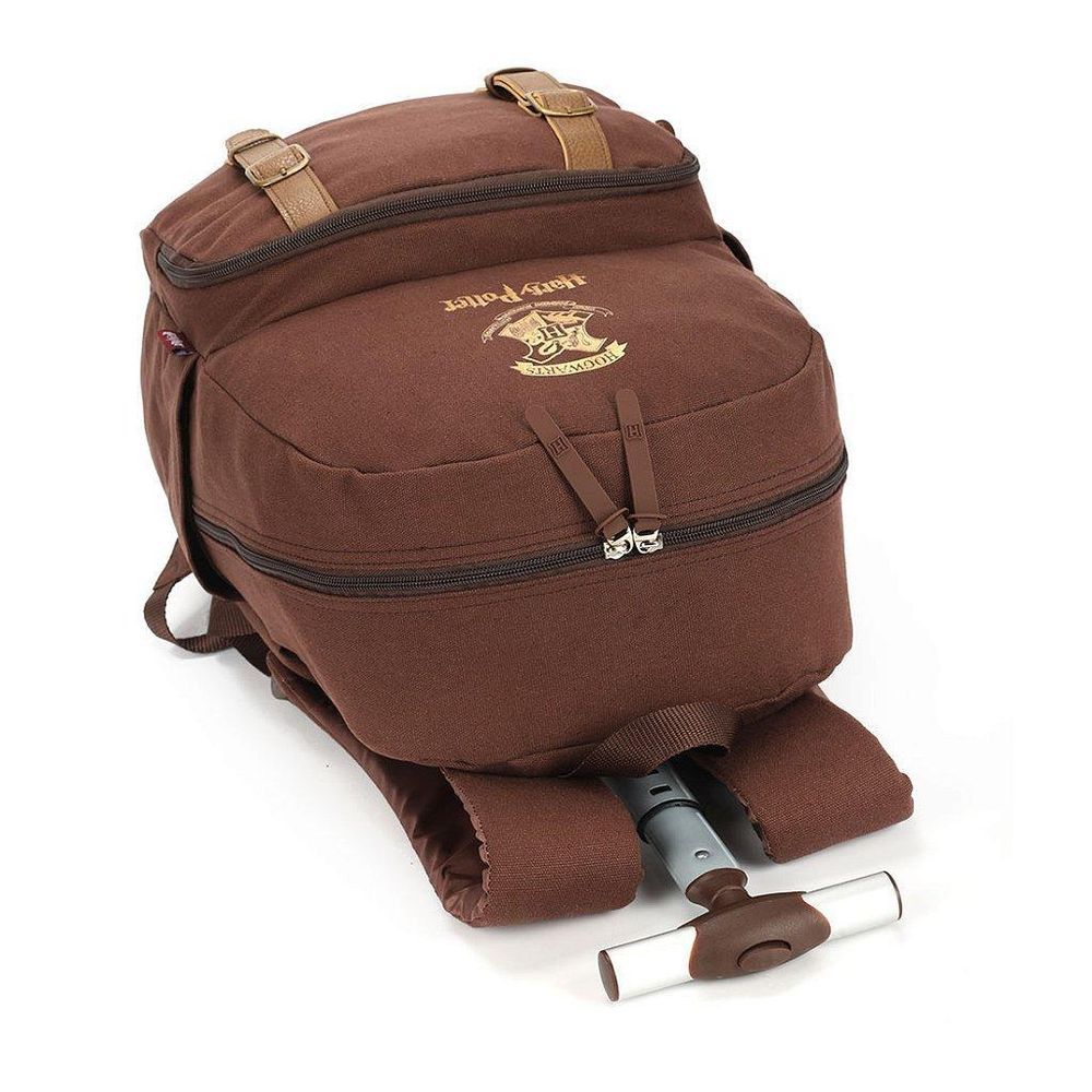 Encontraproduto.com.br - Mochila de Rodinhas Com Alça Luxcel Happy Potter Marrom