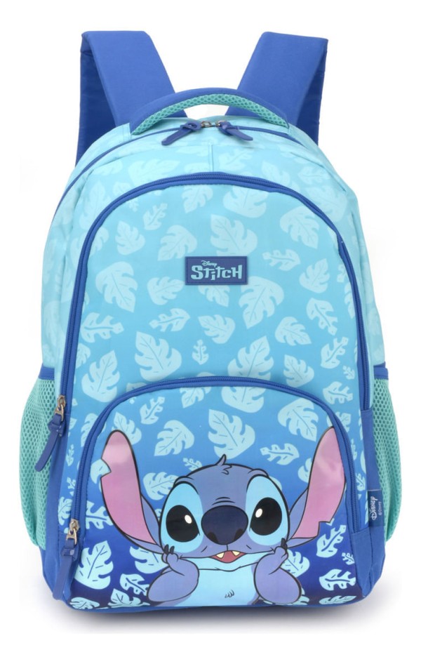 Encontraproduto.com.br - Mochila Notebook Stitch Turquesa Disney - Luxcel