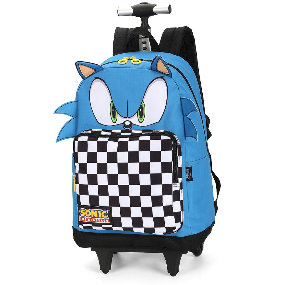 Encontraproduto.com.br - Mochila de Rodinhas Com Alça Luxcel Sonic Azul