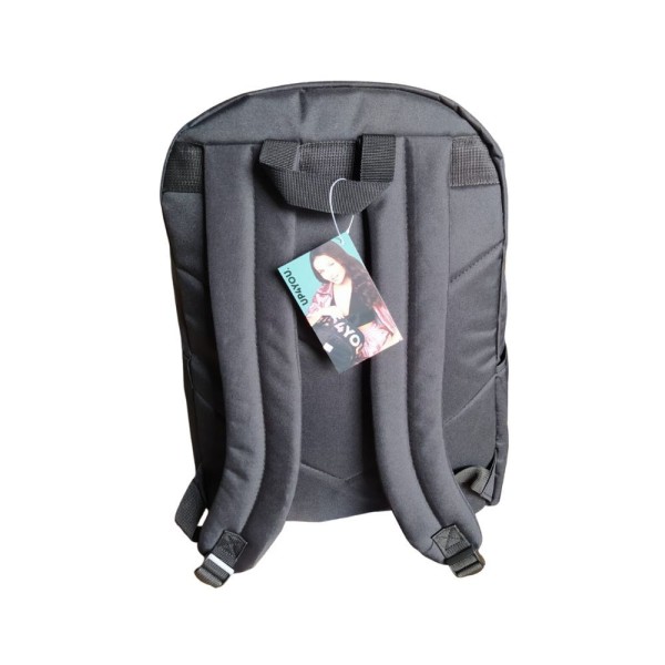 Encontraproduto.com.br - Mochila Juvenil Preta C/ Bolinhas Prata Up4you