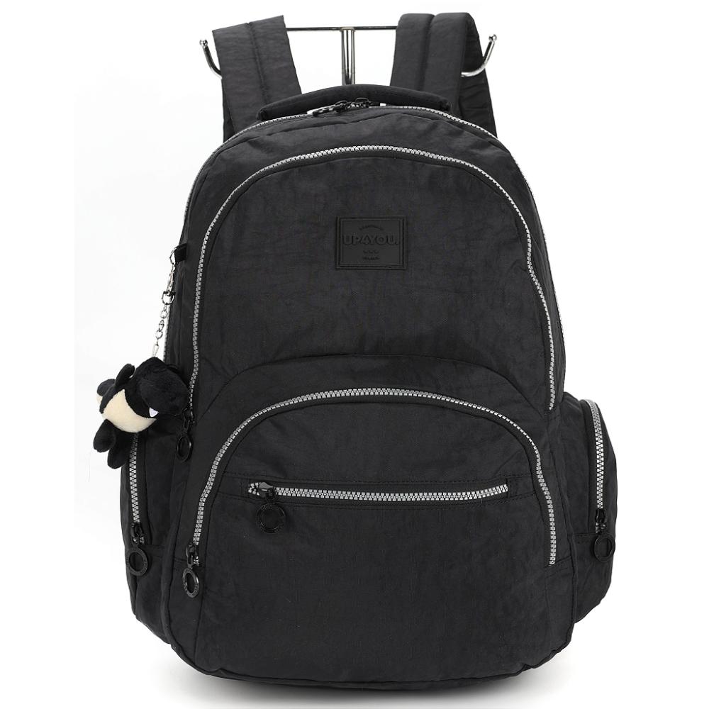Encontraproduto.com.br - MOCHILA JUVENIL UNISSEX UP4YOU PRETA MJ47156UP-PT MAXLOG