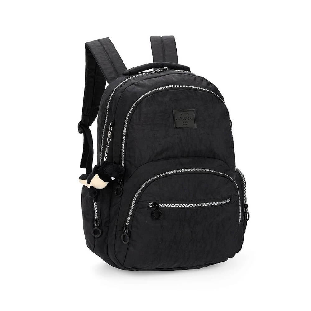 Encontraproduto.com.br - MOCHILA JUVENIL UNISSEX UP4YOU PRETA MJ47156UP-PT MAXLOG