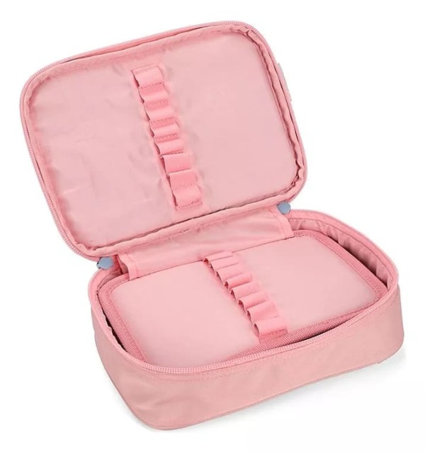 Encontraproduto.com.br - Mochila Rodinhas Com Alça Luxcel Up4You Estrelas Rosa