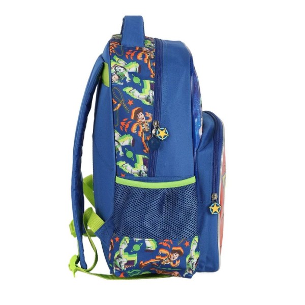 Encontraproduto.com.br - Mochila de Costas Luxcel Toy Story Colorido Bolso Quadrado