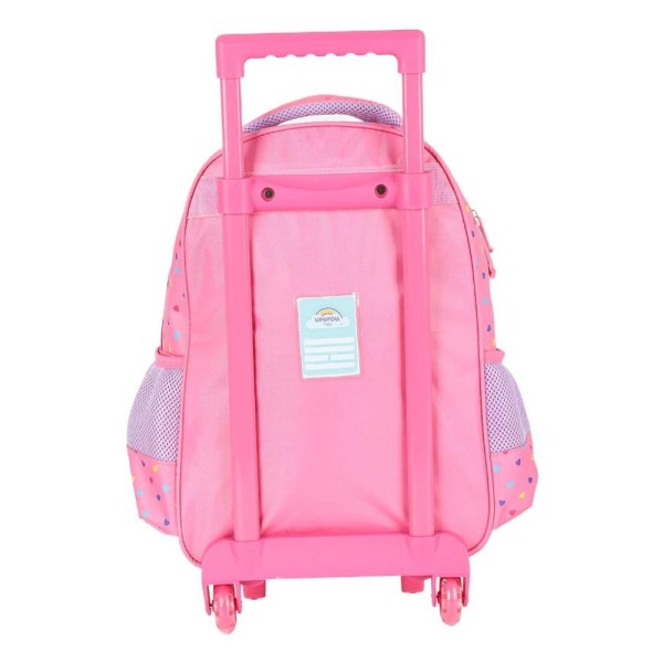 Encontraproduto.com.br - Mochila de Rodinhas Sem alça Luxcel Up4You Sorvete Pink
