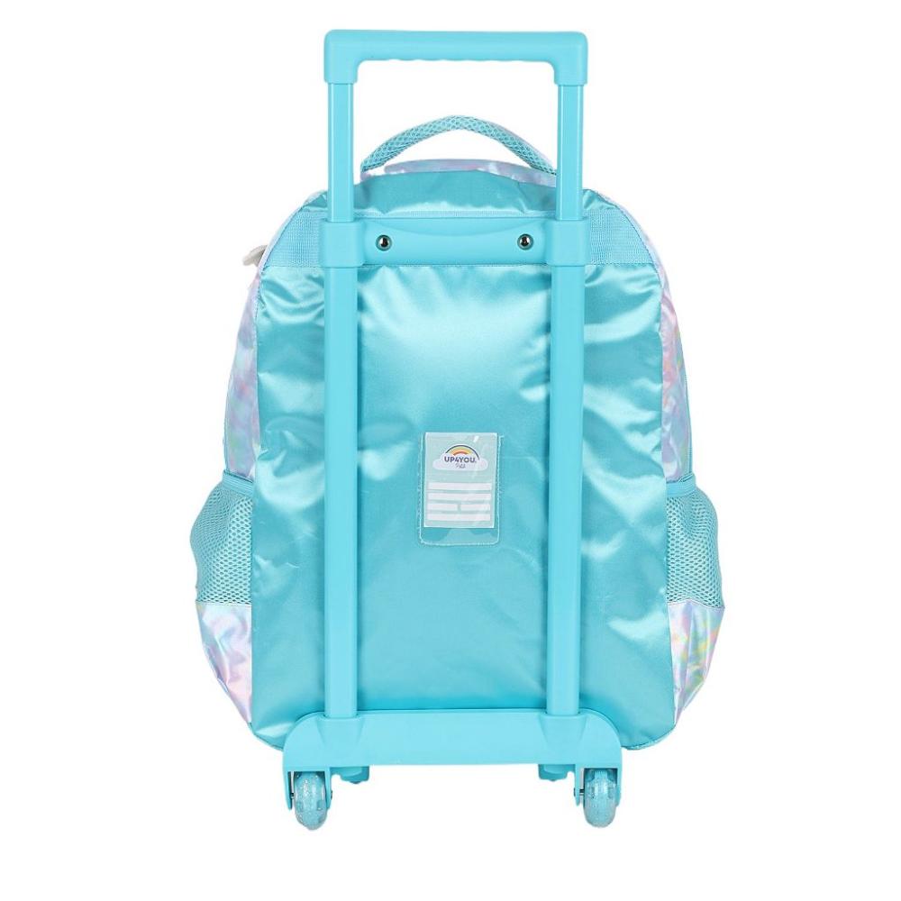 Encontraproduto.com.br - Mochila Rodinhas Sem Alça Luxcel Up4You Unicórnio Lantejola