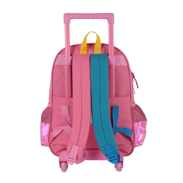 Encontraproduto.com.br - Mochila de Rodinhas Com Alça Luxcel UP4You ArcoIris Pink