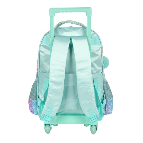 Encontraproduto.com.br - Mochila de Rodinhas Com Alça Luxcel Barbie Verde
